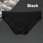 10 v&auml;rvi Seksikas Solid Silky Meeste Aluspesu J&auml;&auml;siidist p&uuml;ksid Bokserid Kiiresti kuivavad M-4XL M must