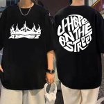 Ateez Music Album Print T-s&auml;rk Unisex Naiste mood Kvaliteetsed puhtast puuvillast T-s&auml;rgid Trend Vintage Suurem&otilde;&otilde;tmeline T-s&auml;rk T&auml;navar&otilde;ivad 2XL