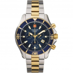 Swiss Alpine Military, Grovana Nautilus Chronograph Blue Dial Quartz 7040.9145 100M meeste k&auml;ekell
