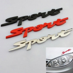 Autokleebised Isekleepuvad ABS-plastist spordiembleemim&auml;rk Auto auto sabatarvikute kleebised 3 v&auml;rvi One Size punane