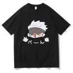 Jujutsu Kaisen T-s&auml;rk Fashion Unisex Harajuku Funny Kawaii Gojo T-s&auml;rk Unisex Anime Unisexga Kvaliteetsed puuvillased T-s&auml;rgid Korea Unisex 2XL
