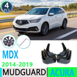 for Acura MDX YD3 2014~ 2015 2016 2017 2018 Car Fender Mudguard Mud Flaps Guard Splash Flap Car Accessories black