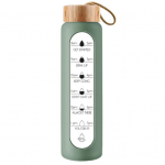 Moodne BPA-vaba toidukvaliteediga mitmev&auml;rviline, tugeva tihendusmuhviga kaasas olev veekruus kontoripiima tassi jaoks roheline