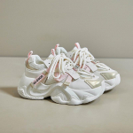 Naiste mood vabaaja tossud v&auml;listingimustes libisevad jooksujalatsid Kunstnahast kerged k&auml;imisspordijalatsid N&ouml;&ouml;ritavad naiste spordijalatsid 35 beež