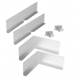 2/4 tk. vihmaveetoru oru pritsmekaitsed kruvidega Lihtne paigaldada vihmaveerennide oru katusekatted rennide kaitsed suunaja katuse vihmajuht 2pcs