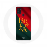 Samsung Galaxy A21S &uuml;mbris Portugali lipp