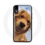 Kuldse retriiveri koera Iphone X &uuml;mbris