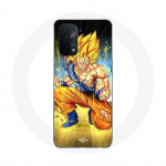 Coque pour Oppo A54 5G Son goku dragon ball corps enerv&eacute;