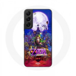 Coque pour Samsung Galaxy S21 FE La l&eacute;gende du Masque de Majora Zelda Jeux Vid&eacute;o