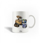 Mug en C&eacute;ramique Wall E Goldorak et R2 D2