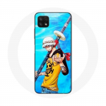Coque pour Samsung Galaxy A22 5G One Piece Manga Trafalgar Law ep&eacute;e
