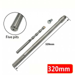 30&ndash;160 mm betoonist tsemendist &otilde;hukonditsioneeri puurimis- ja paisutusmasina &uuml;hendusvarras, elektriline l&ouml;&ouml;kvasar l&auml;bi seina puuri Five pits 320mm