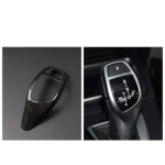 Auto p&auml;ris s&uuml;sinikkiust k&auml;igukangi nupu kaunistus BMW E46 E60 E90 F10 F30 F20 F20 X1 3 GT Z4 seeria jaoks sobib ainult vasakpoolse rooliga A black