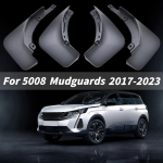 Peugeot 5008 GT poritiibadele, autotarvikutele, eesmistele ja tagumistele poritiibadele, l&auml;vepakutele, autole m&otilde;eldud pritsmekaitsele 2017, 2022, 2023 must