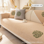 Diivanipadi Four Seasons &Uuml;ldkangad Nahk libisemisvastane Puuvill Linane Suvine padi Lihtne ja K&otilde;rgekvaliteediline kate k&auml;ter&auml;tik seljatugi 70*70CM