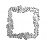 Ruudukujulise raamiga metallist l&otilde;ikevormid DIY k&auml;sit&ouml;&ouml;, s&uuml;sinikterasest reljeefne &scaron;abloon &scaron;abloonide v&auml;ljal&otilde;ikamine kaardistantsimiseks vormimiseks