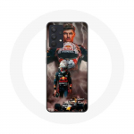 Coque pour Samsung Galaxy A13 4G Formule 1 Max Verstappen Casque F1 - Maniacase
