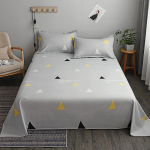 Neljaosaline voodilinade komplekt, padjap&uuml;&uuml;r, tekikate, tekikate, s&uuml;gisene &uuml;hiselamu pestud puuvillane kolmeosaline komplekt, harjatud &uuml;he tootega 180&times;230cm