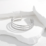 Titaanist terasest k&auml;ev&otilde;ru Naiste mitmek&uuml;lgne roostevabast terasest avatud k&auml;ev&otilde;ru loominguline k&auml;sitsi valmistatud k&auml;ev&otilde;ru Lihtne k&auml;ev&otilde;ru avatud ehted kingitused 2