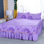 3 tk Voodipesu Sile Tepitud Voodikate Voodil Kerge Luksus Kodutekstiil Voodilina Komplekt Padjap&uuml;&uuml;ridega Queen King Suurusele Voodile 3 Pcs 120x200cm