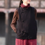 Johnature naiste vintage vestid mantlid, &uuml;hev&auml;rvilised n&ouml;&ouml;bid pluss puuvillased riided s&uuml;gise soojad hiina stiilis vestid One Size must