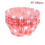 100 tk Muffini tassikoogi pabertopsid Tassikoogi vooder K&uuml;psetusmuffinitass Ise peoalus Koogi kaunistamiseks S&uuml;nnip&auml;evapeo kujundus 7