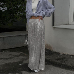 Kuldse litriga maksiseelik naistele 2023 Trend High Wasit &otilde;hukesed seelikud Femme Fashion Club Party Naiste pika seeliku alaosa t&auml;navar&otilde;ivad L h&otilde;be