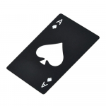 1 tk Creative Poker kujuga pudeliavaja roostevabast terasest krediitkaardi suurus baar Restoran &Otilde;lu metallist avamist&ouml;&ouml;riist kingitus