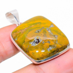 Natural Ocean Jasper Gemstone Handmade 925 Sterling Silver Pendant 1.50 p2w03