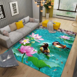 3D mereranna vaip elutuppa magamistuppa libisemisvastane salongi diivan p&otilde;rand suur ala Dekoratsioon vaip Kodu esik r&otilde;du vannitoa matt 80x120Cm