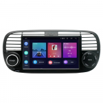 REAKOSOUND 7'' Android 12 autoraadio stereo Fiat 500 jaoks koos GPS-navigatsiooniga rooliratta juhtimisega Multimeedia Carplay BT WIFI 7 inch must