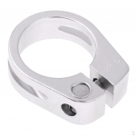 Jalgrattaistmeposti kinnitusklamber 28,6 / 30 mm toruklamber Silver 28.6mm