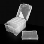 5  X 7  hoiukarbid Fotokarbid Fotokonteinerid Kast kirjatarvete jaoks Transparent