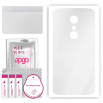 apgo Ultra Clear Protective Skin Sticker for the back compatible with ZTE Axon 7, Wrap Film, Hydrogel Film, Flexible, Soft TPU with positioning layer