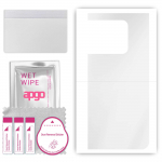 apgo Ultra Clear Protective Skin Sticker for the back compatible with OnePlus 10T, Wrap Film, Hydrogel Film, Flexible, Soft TPU with positioning layer