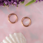 1 Pair Hinged Septum Nose Ring Segment Ear Lip Labret Hoop Rose mm 8mm 10mm 6mm