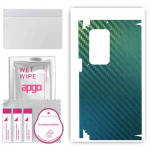 apgo Protective Skin Sticker for the back+sides compatible with Oppo Find N 5G, Full Wrap Film, Foil, Vinyl - Pattern Carbon Chameleon CAKA1