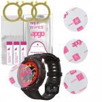 3x apgo Ultra-Clear Hybrid kaitseklaas, mis &uuml;hildub Amazfit Active Edge'iga, painduv nanoklaas, suurep&auml;rane asendus karastatud klaasile, kriimustusvastane