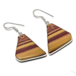 Naturaalse pol&uuml;grammi jaspise v&auml;&auml;riskivi 925 h&otilde;bedane k&otilde;rvar&otilde;ngas 1,65 tolli H5Q16