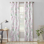 Akvarell Lill Lily aknakardinad elutuppa Magamistoa kardin Moodne k&ouml;&ouml;gikardinad kardinad kardinad 135W x 60H(cm) x1