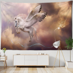 Tianma seinavaibast rippuv v&auml;rviline &uuml;kssarviku maagia lihtne stiil iidne m&uuml;&uuml;t Boheemlaste elutoa sisustus 95x70CM