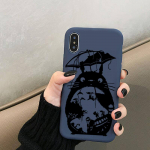 Armas Totoro Ghibli Miyazaki Anime telefoni&uuml;mbris iPhone 12 mini 11 Pro XS MAX X XR 7 8 6 Plus Candy V&auml;rv sinine Pehme Silikoon iphone 12