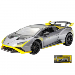 1/24 Scale Lambori orkaan STO m&auml;nguauto h&auml;&auml;len&auml;idis ja kollektiivide m&auml;nguasja s&uuml;nnip&auml;evakingitus 1/24-Size:18.8*9*5.2cm hall
