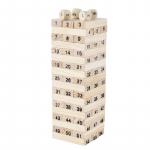 54 tk ehitusklotsid m&auml;nguasi naljakas mini puidust torn lehtpuidust doomino virnastaja ekstrakt Montessori hariv m&auml;ng lastele kingitused