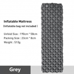 V&auml;litingimustes magamisalus matkamine t&auml;ispuhutav madrats &uuml;likerge &otilde;hkpadi reisimatt kokkupandav voodi ilma peatoeta reisimiseks matkamiseks must