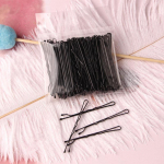 50 tk Naiste 5/6/7 cm lainelised juuksed U-kujulised Bobby Pin Barrette salongiklambrid Pruudi juuksen&otilde;elad Must metallist juukseaksessuaarid kuklile