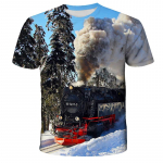 Treeni T-s&auml;rk Outdoor 3D Print T-s&auml;rk Meeste Mood T-s&auml;rgid Unisex T-s&auml;rk Meeste R&otilde;ivad Kutse T-s&auml;rgid Topid M