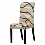 Prinditud veniv tooli kate Suured elastsed istmekatted Kontoritoolide katted Restorani bankett Hotelli kodukaunistus 1 Piece