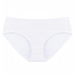 FINETOO Naiste &otilde;mblusteta alusp&uuml;ksid Seksikas madala t&otilde;usuga siidist pesu hingav aluspesu S valge