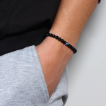 Turkish Evil Eyes K&auml;ev&otilde;ru Looduslikust kivist helmed Naistele Meeste Jooga Ehted